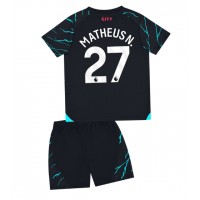 Dječji Nogometni Dres Manchester City Matheus Nunes #27 Rezervni 2023-24 Kratak Rukav (+ Kratke hlače)